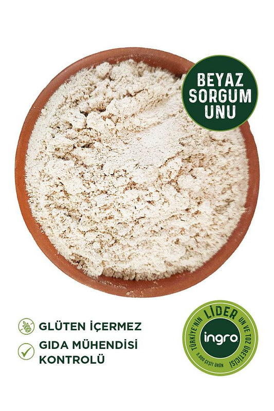 Ingro Glutensiz Beyaz Sorgum Tohumu Unu 1000 G